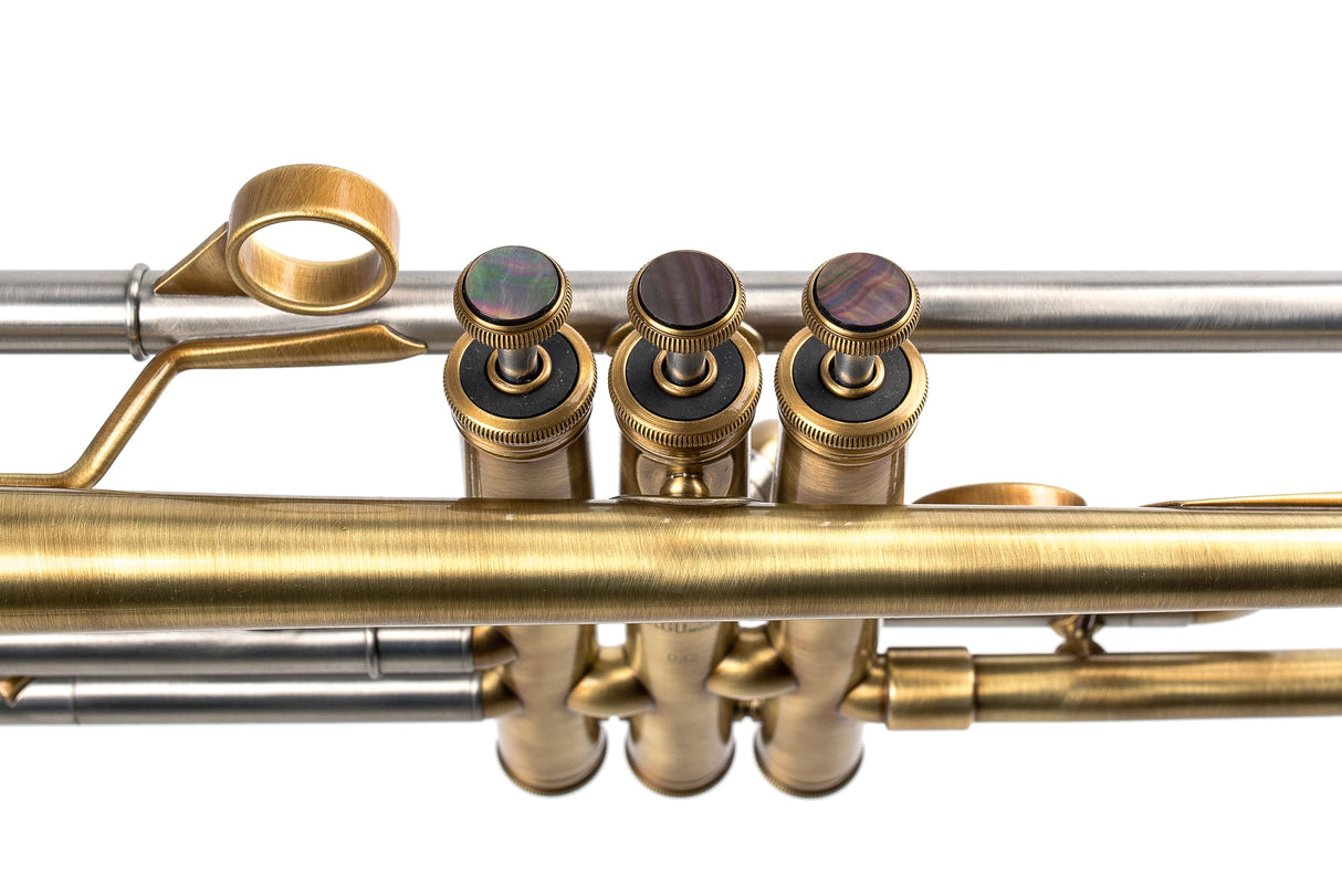KGUmusic 135mm Taylor Bell RS Trumpet – Satin Brass Finish