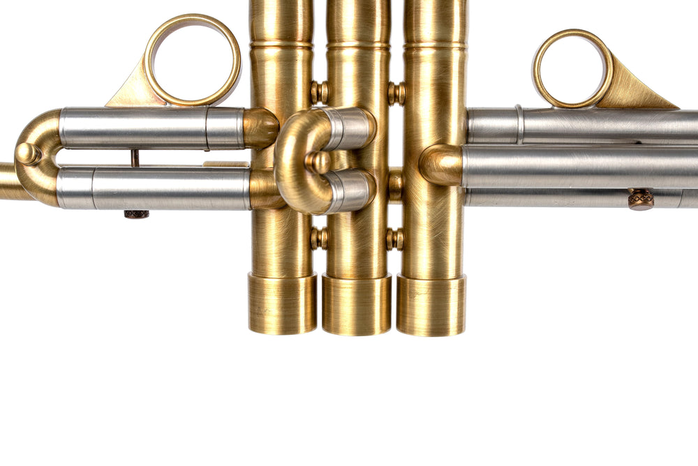 KGUmusic 135mm Taylor Bell RS Trumpet – Satin Brass Finish