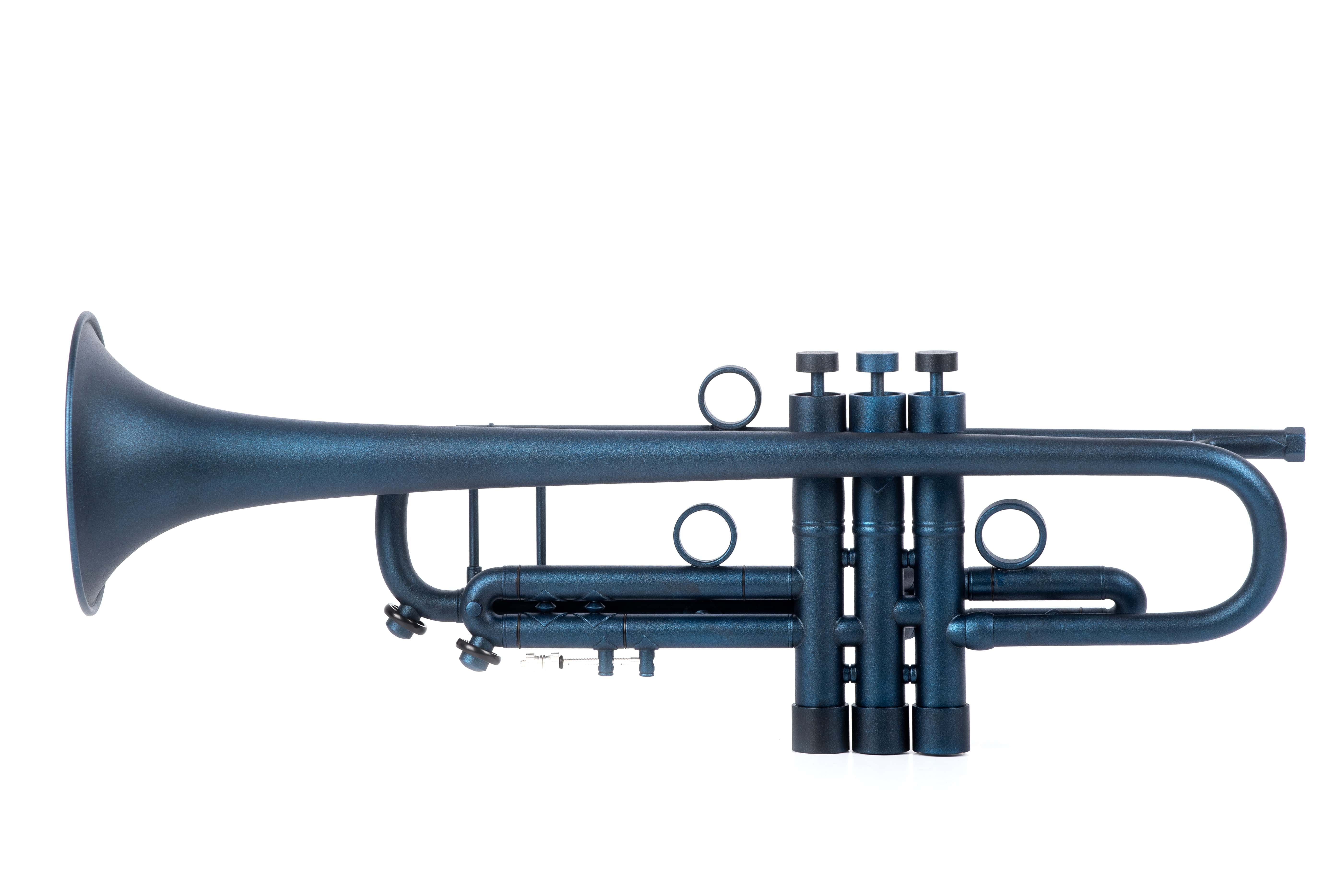BLUE Bach Stradivarius 37 Trumpet customized by KGUmusic
