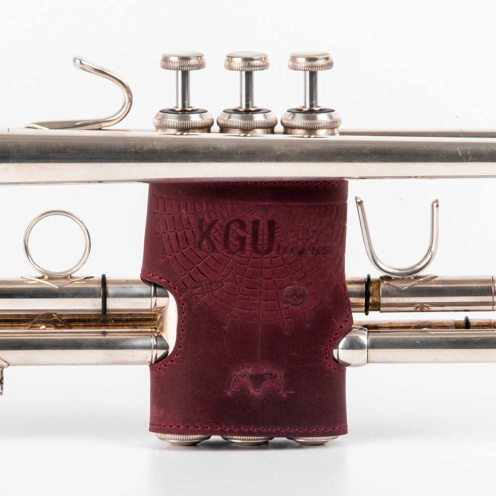 Halloween Trumpet VALVE GUARD | Genuine Leather