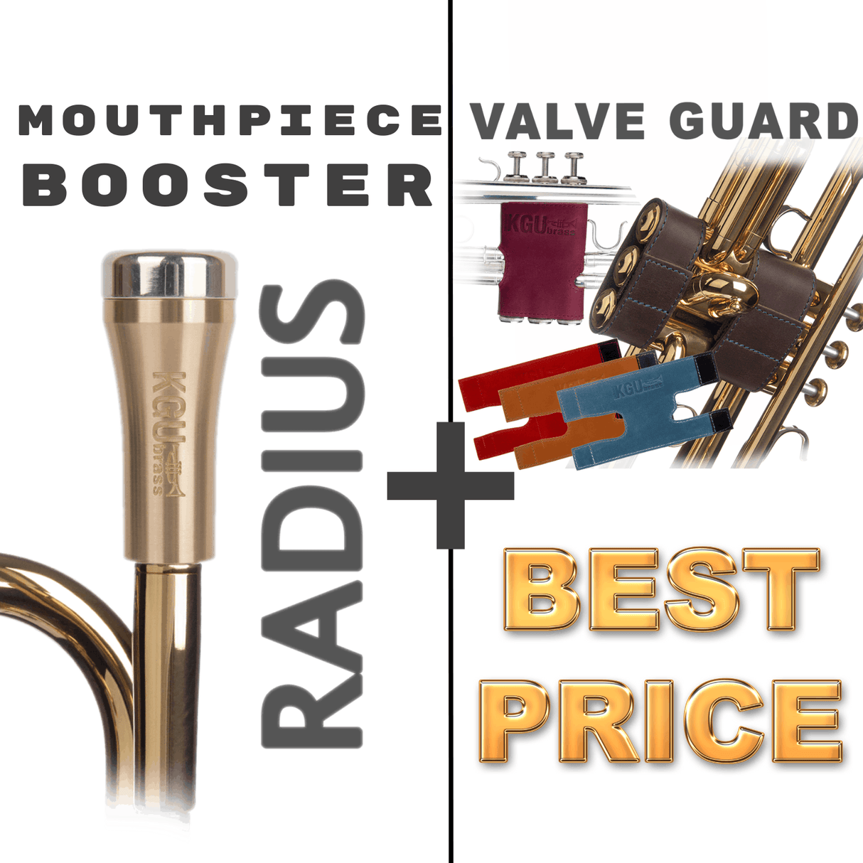 RADIUS TRUMPET MOUTHPIECE BOOSTER + TRUMPET VALVE GUARD