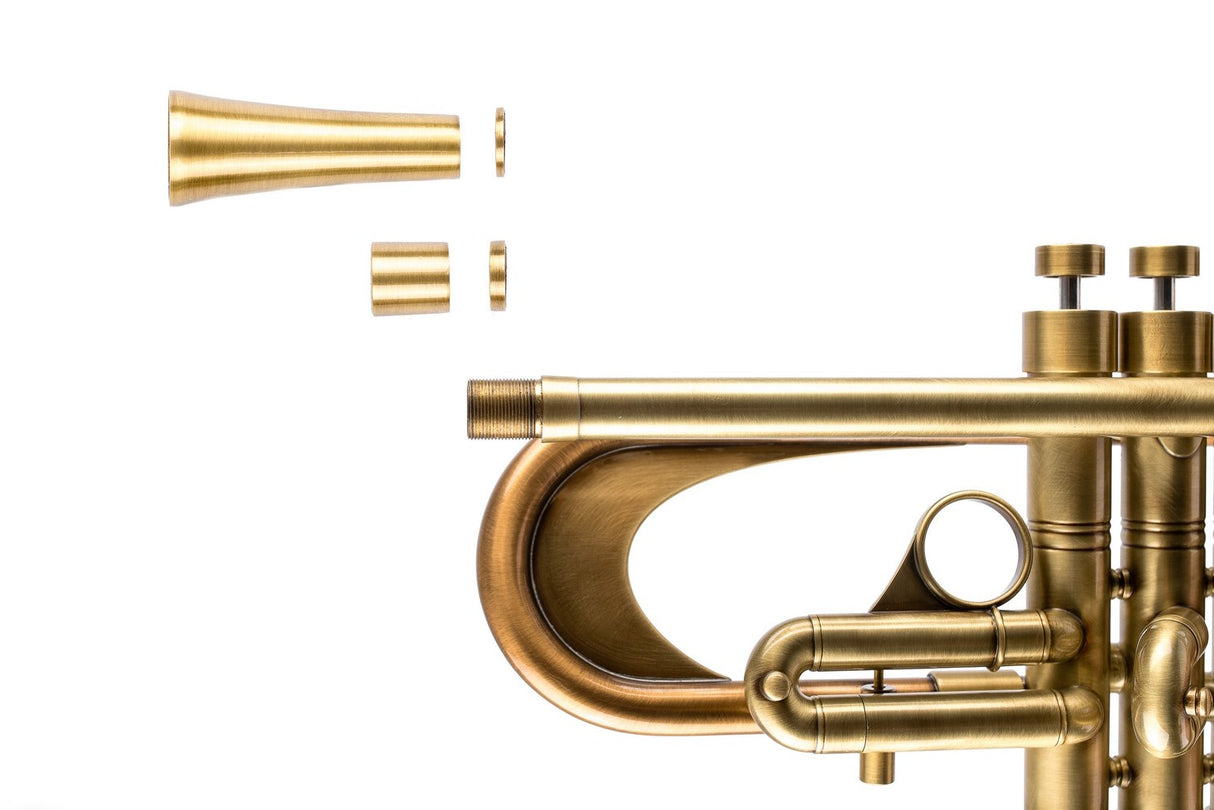 KGUmusic Ardor M2 Trumpet - Bright Finish | 133 mm Bronze Bell