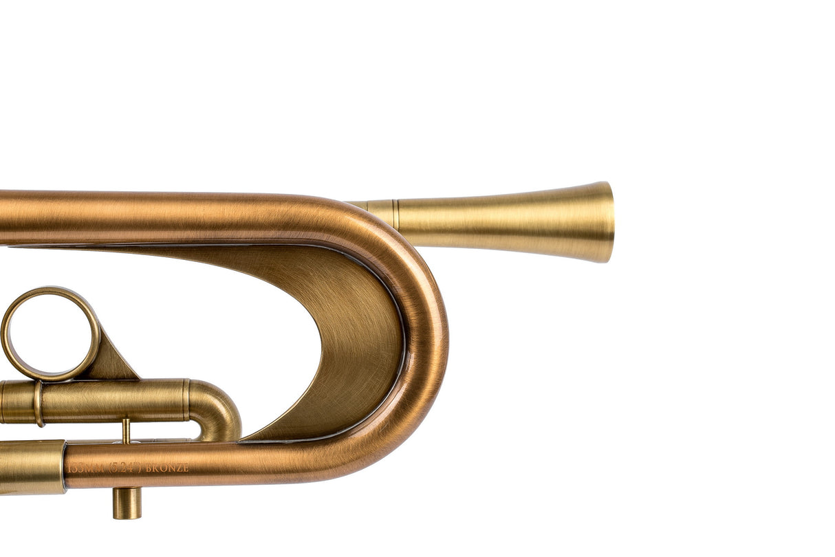 KGUmusic Ardor M2 Trumpet - Bright Finish | 133 mm Bronze Bell