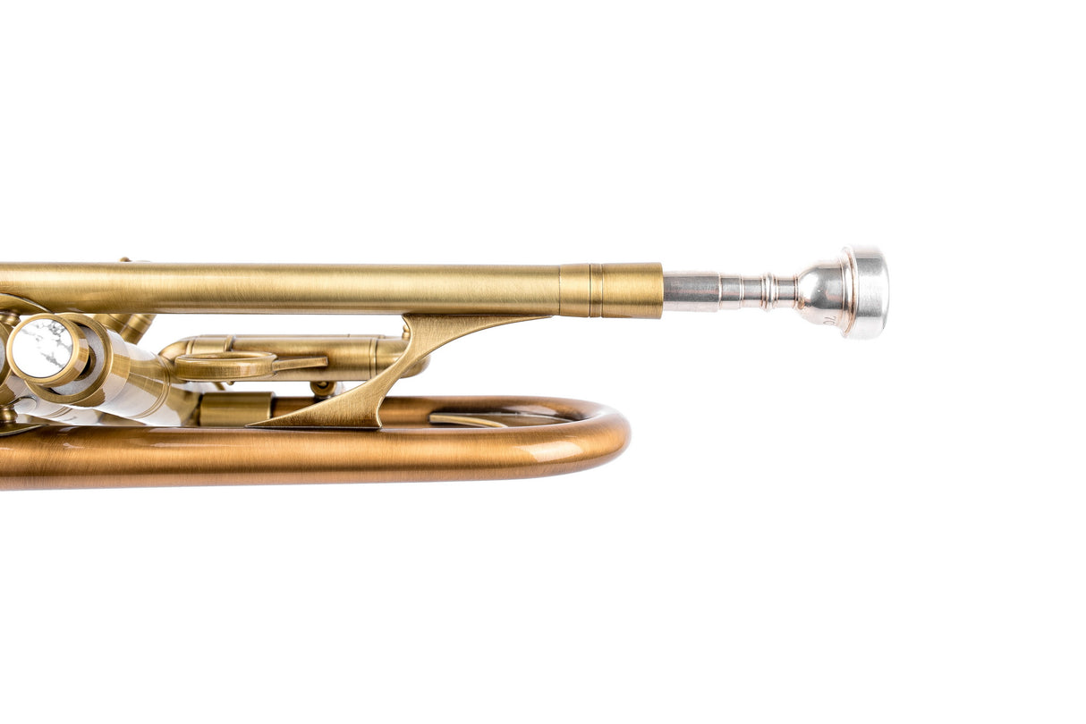 KGUmusic Ardor M2 Trumpet - Bright Finish | 133 mm Bronze Bell
