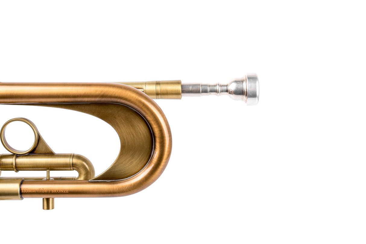 KGUmusic Ardor M2 Trumpet - Bright Finish | 133 mm Bronze Bell