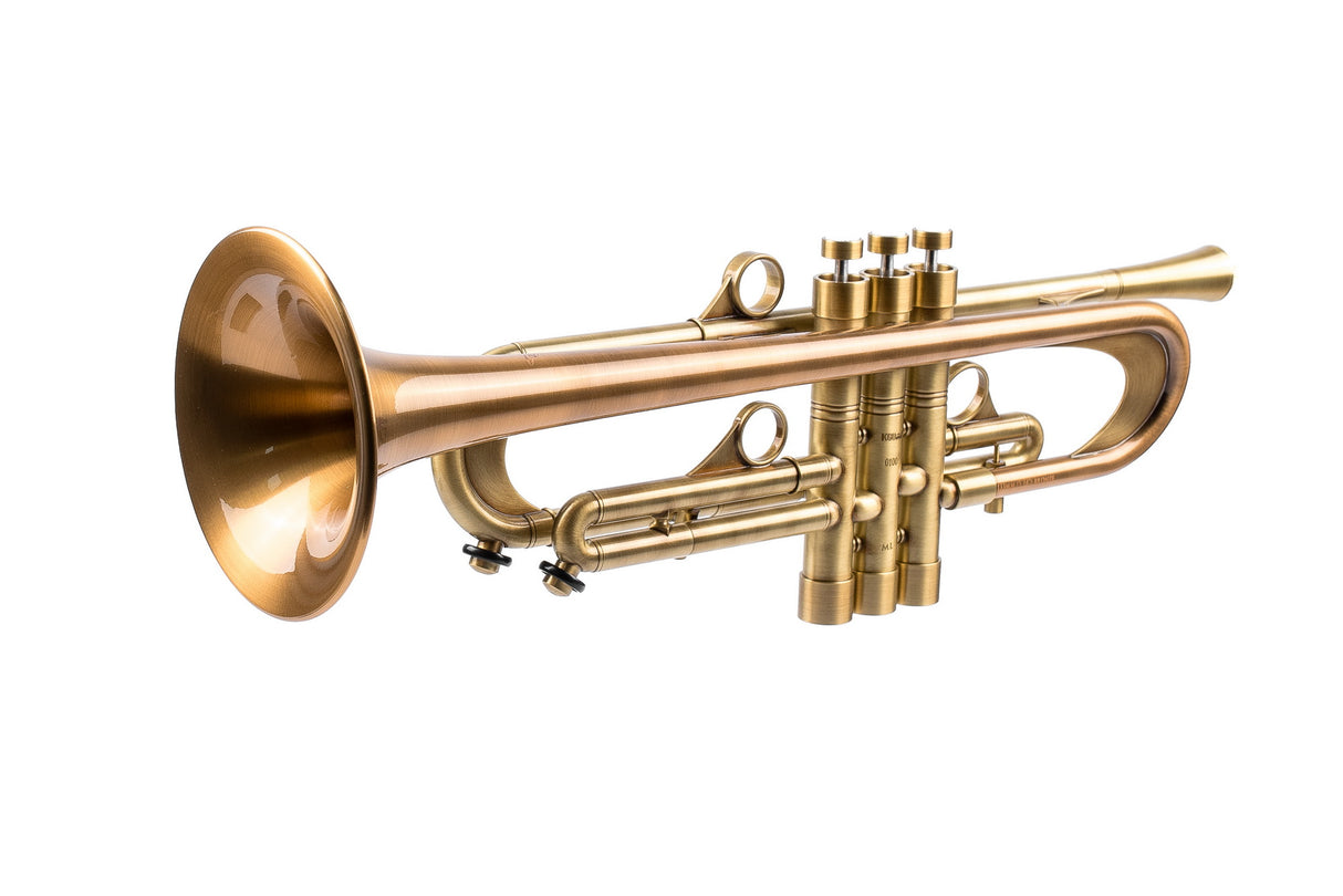 KGUmusic Ardor M2 Trumpet - Bright Finish | 133 mm Bronze Bell
