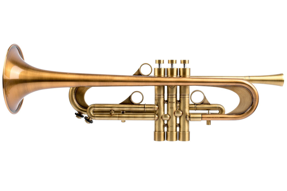 KGUmusic Ardor M2 Trumpet - Bright Finish | 133 mm Bronze Bell
