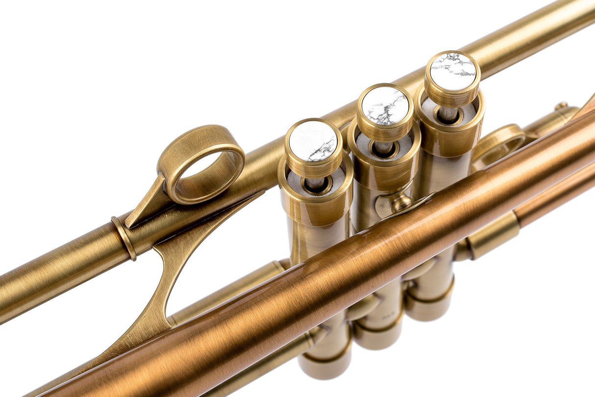 KGUmusic Ardor M2 Trumpet - Bright Finish | 133 mm Bronze Bell