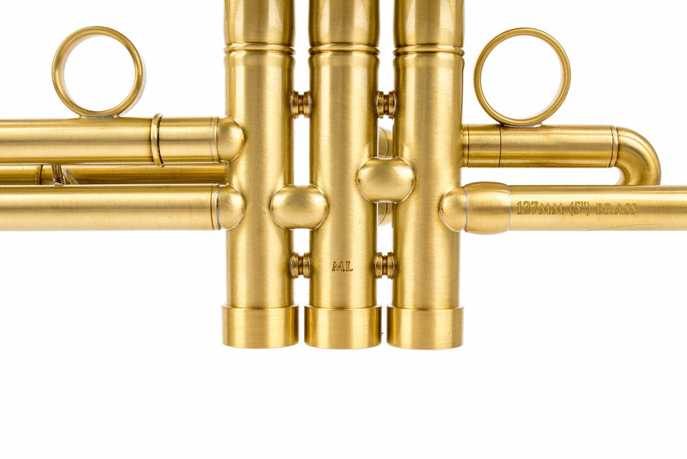 KGUmusic Capella C Trumpet |  Light Satin with Gloss Lacquer Finish