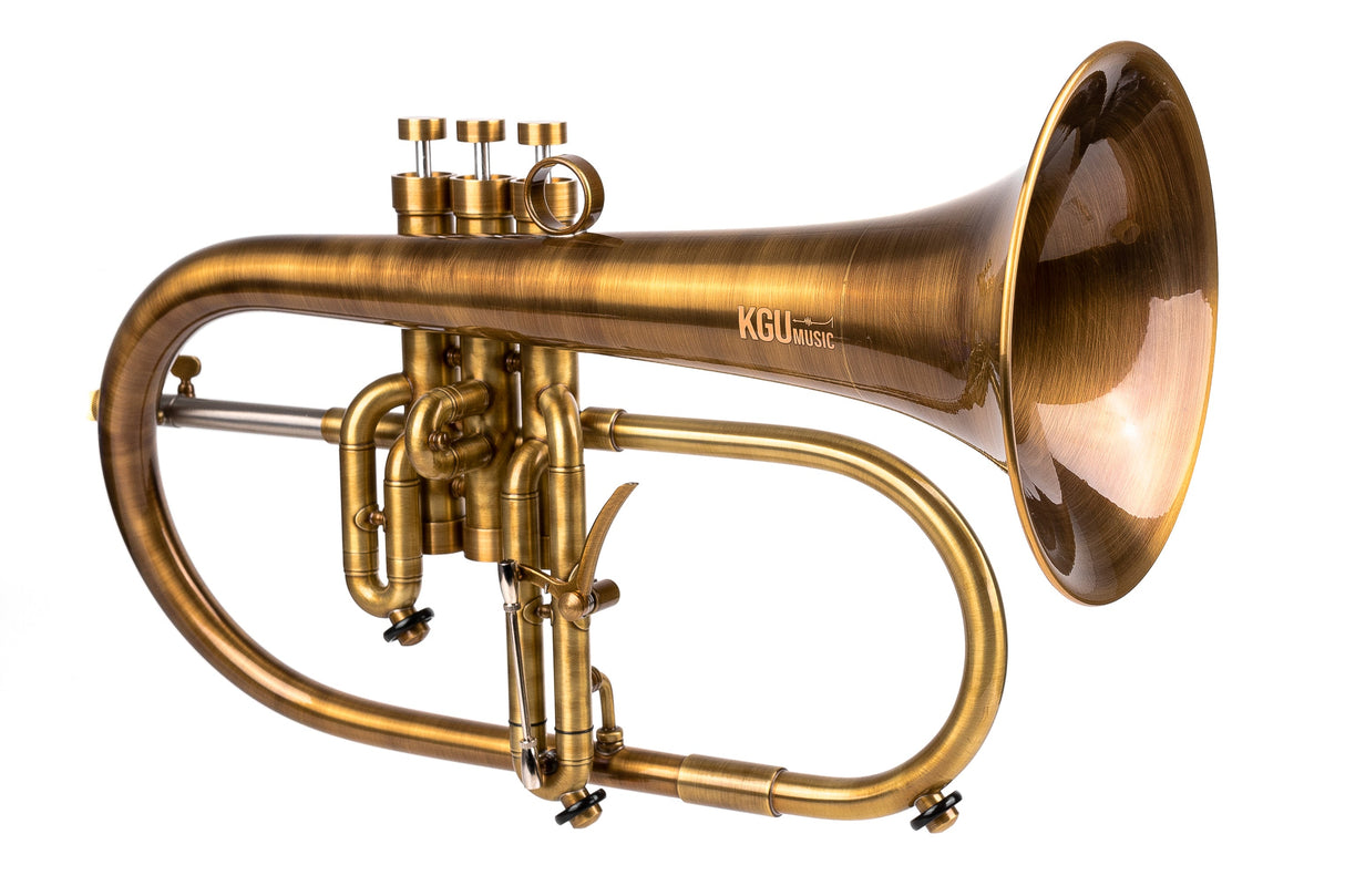 KGUmusic Custom Flugelhorn (Vintage Antique Lacquer)