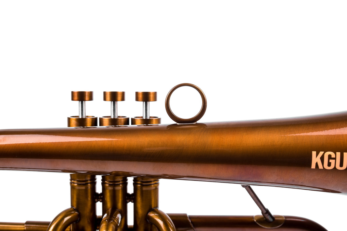 KGUmusic F1 Flugelhorn | 155 mm Bronze Bell, Dark Patina