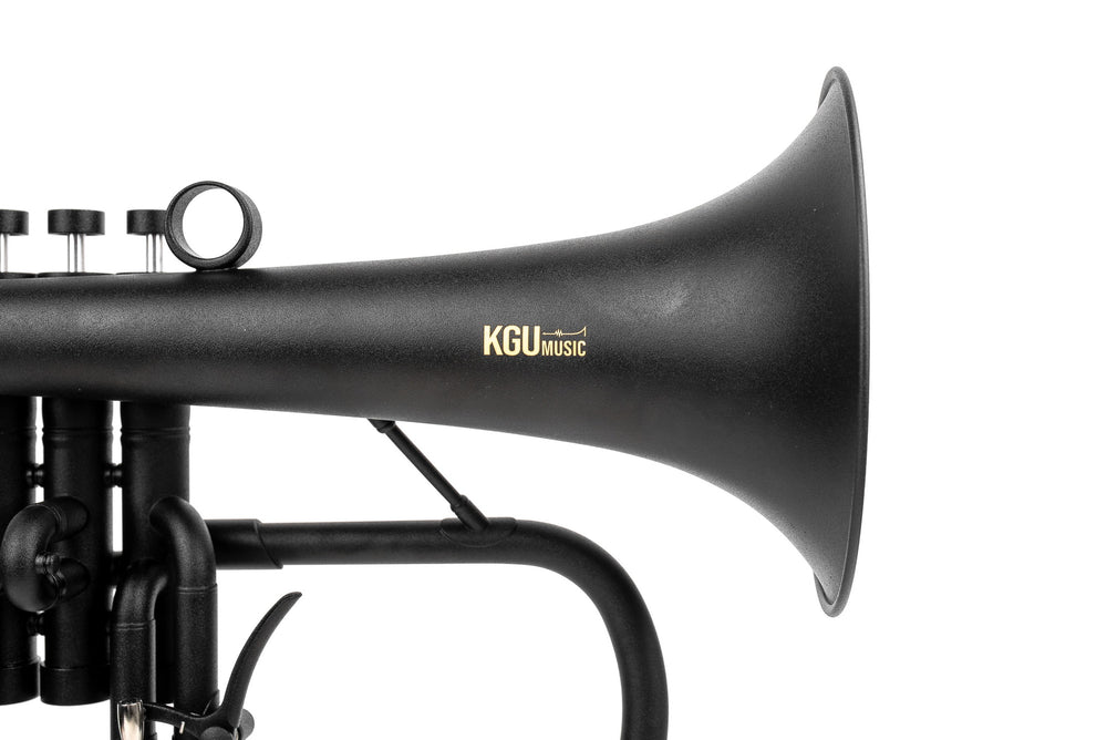 KGUmusic F1 Flugelhorn with Bronze Bell | Black Lacquer