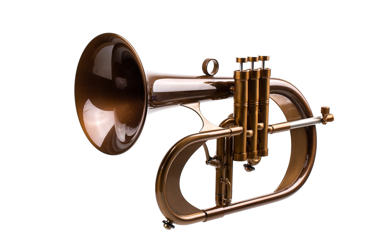 KGUmusic Handcrafted Flugelhorn | Dark Vintage Patina