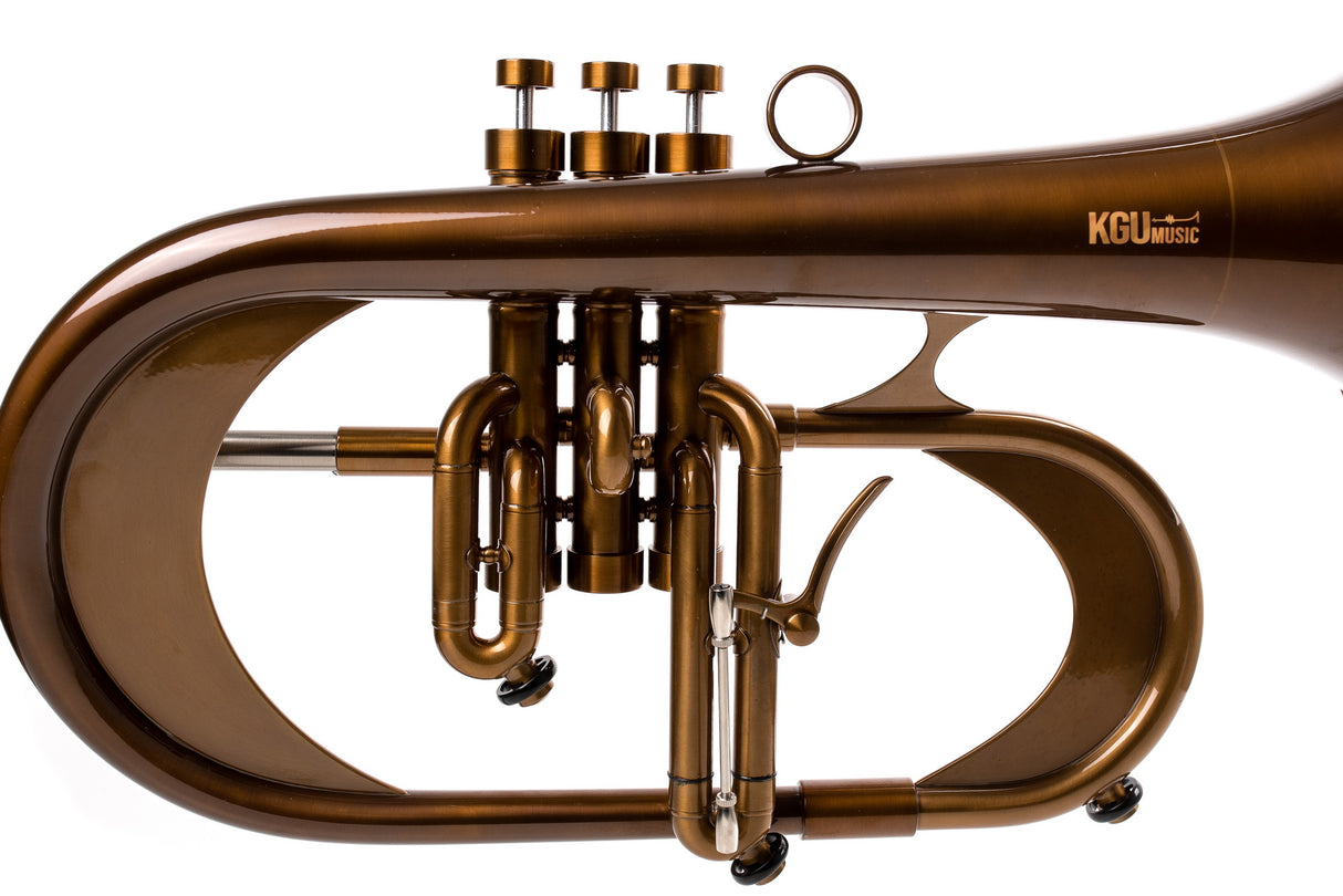 KGUmusic Handcrafted Flugelhorn | Dark Vintage Patina