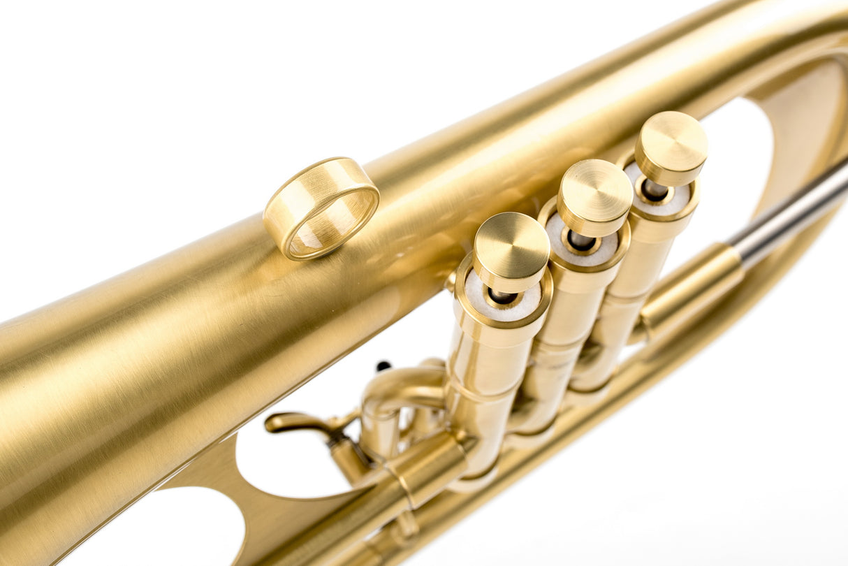 KGUmusic Handcrafted Flugelhorn | Red Brass 165 mm Bell, Light Satin