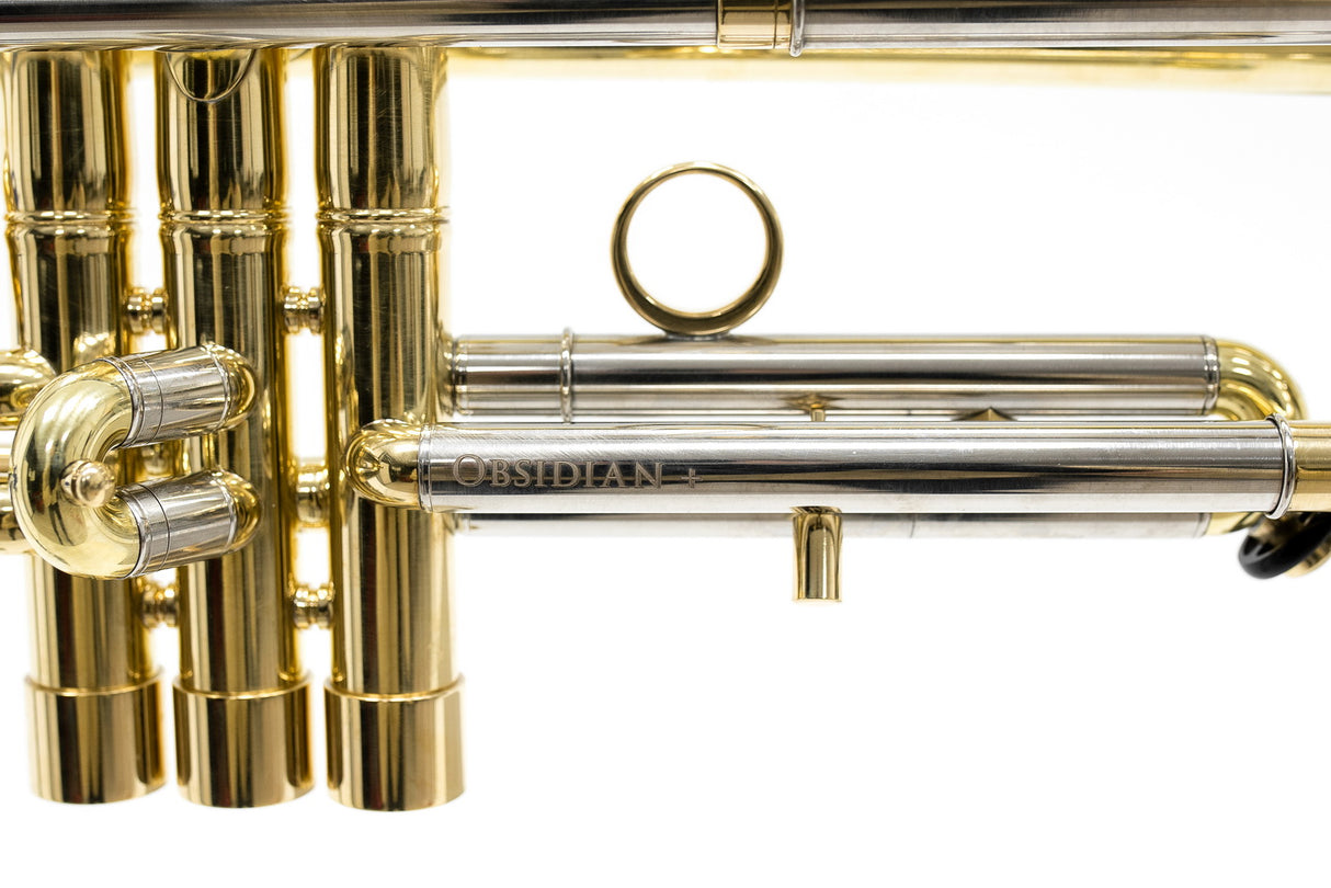 KGUmusic Obsidian+ Trumpet Bb | Raw Brass | 140mm