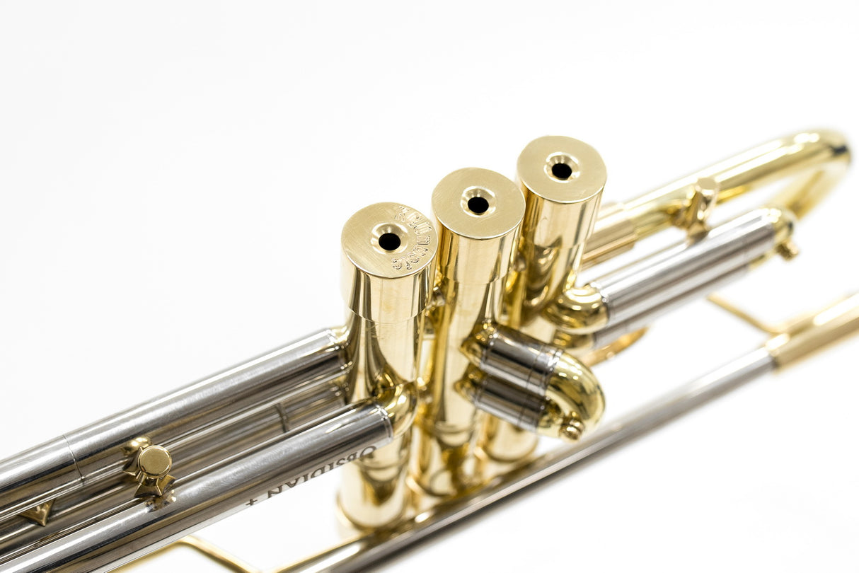 KGUmusic Obsidian+ Trumpet Bb | Raw Brass | 140mm