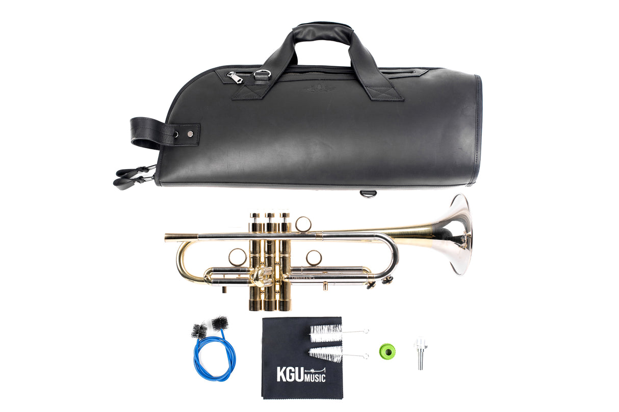 KGUmusic Obsidian+ Trumpet Bb | Raw Brass | 140mm