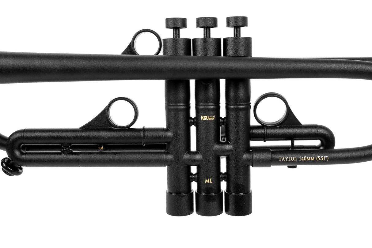 KGUmusic RS Trumpet with 140 mm Taylor Bell | Black Lacquer