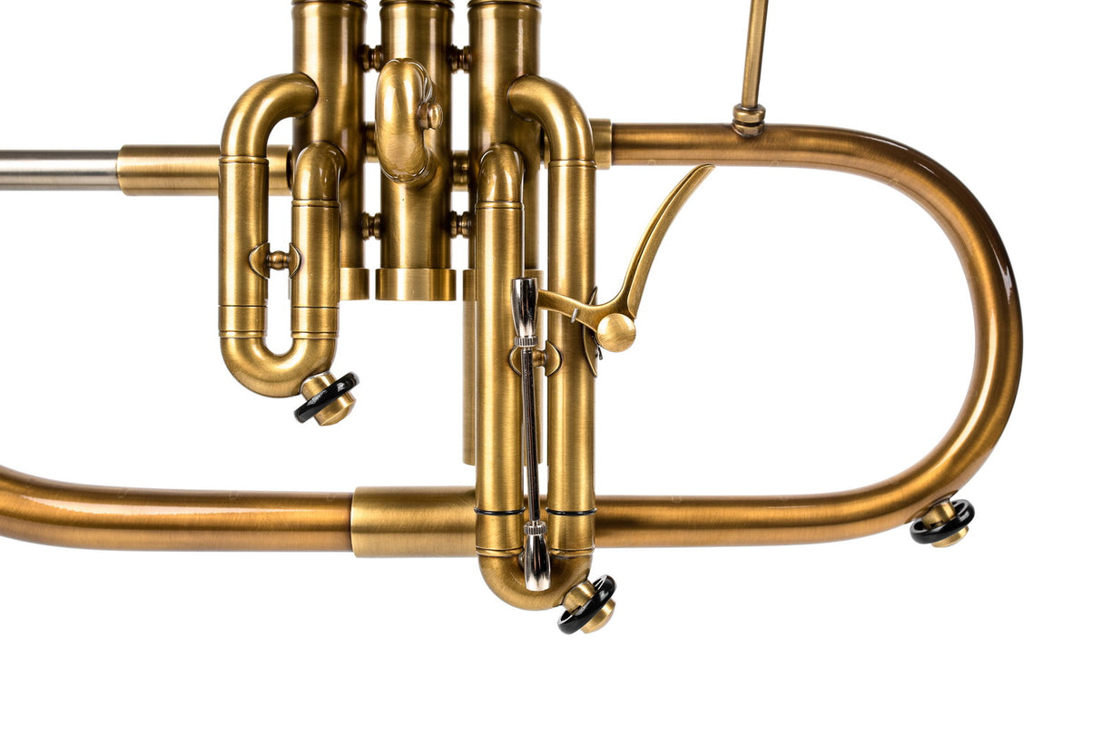 Obsidian Red Brass Bell Flugelhorn by KGUmusic