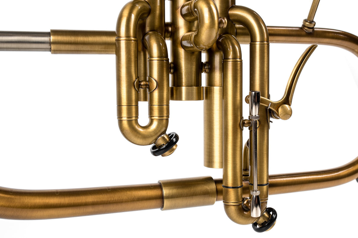 Obsidian Red Brass Bell Flugelhorn by KGUmusic