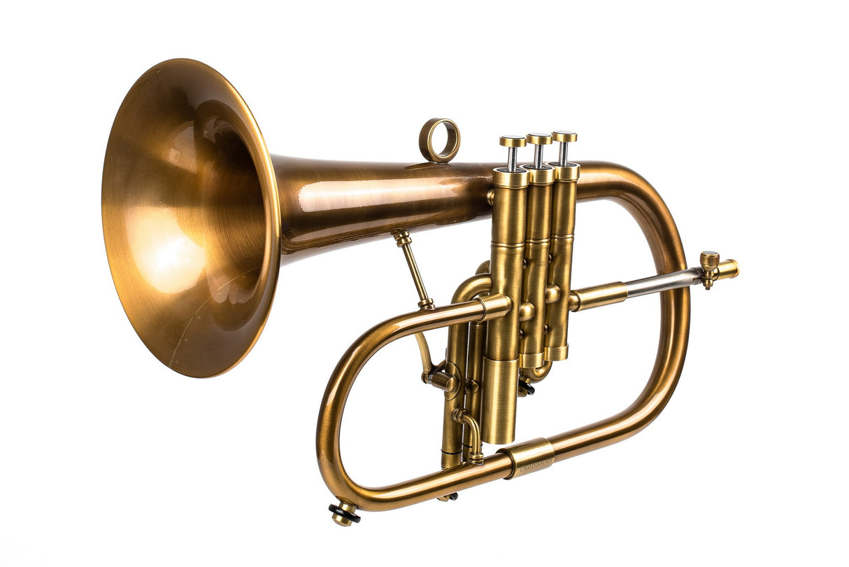 Obsidian Red Brass Bell Flugelhorn by KGUmusic