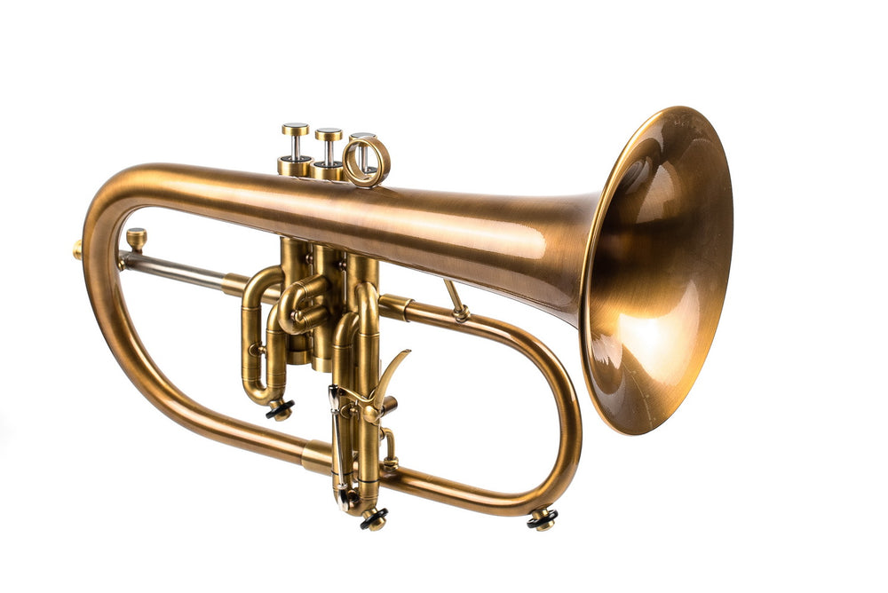 Obsidian Red Brass Bell Flugelhorn by KGUmusic