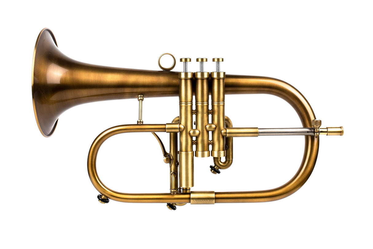 Obsidian Red Brass Bell Flugelhorn by KGUmusic