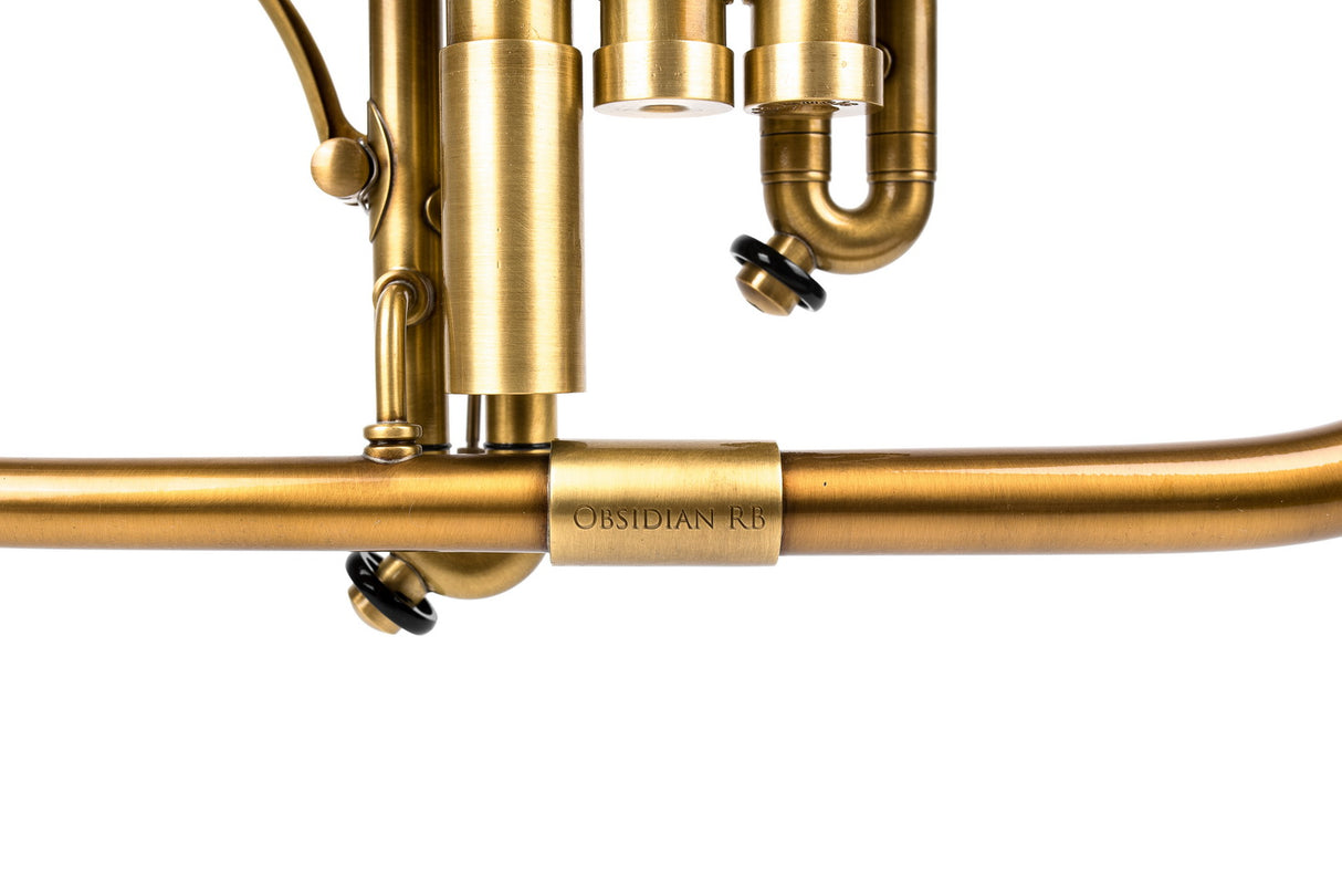 Obsidian Red Brass Bell Flugelhorn by KGUmusic