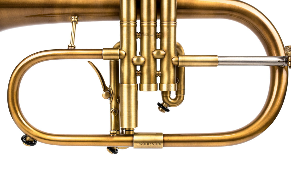 Obsidian Red Brass Bell Flugelhorn by KGUmusic