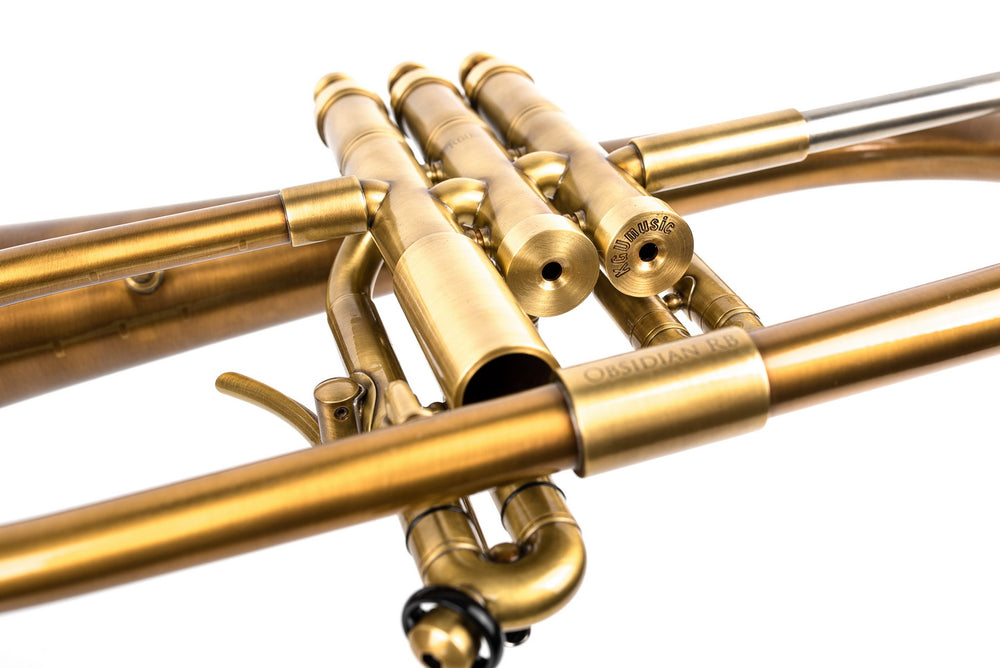 Obsidian Red Brass Bell Flugelhorn by KGUmusic