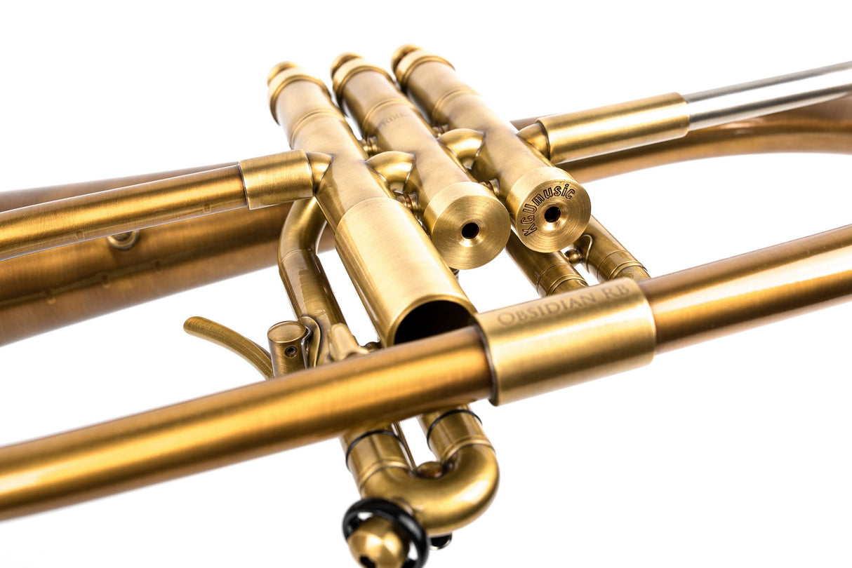 Obsidian Red Brass Bell Flugelhorn by KGUmusic
