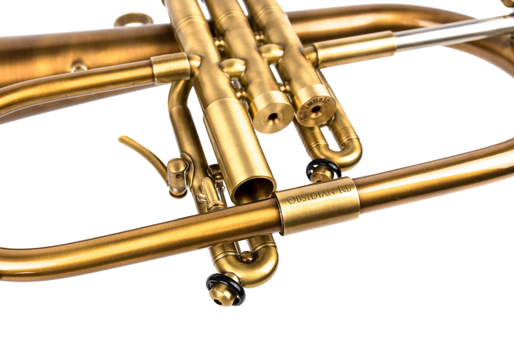 Obsidian Red Brass Bell Flugelhorn by KGUmusic