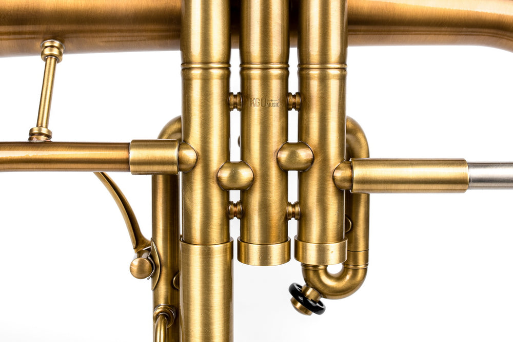 Obsidian Red Brass Bell Flugelhorn by KGUmusic