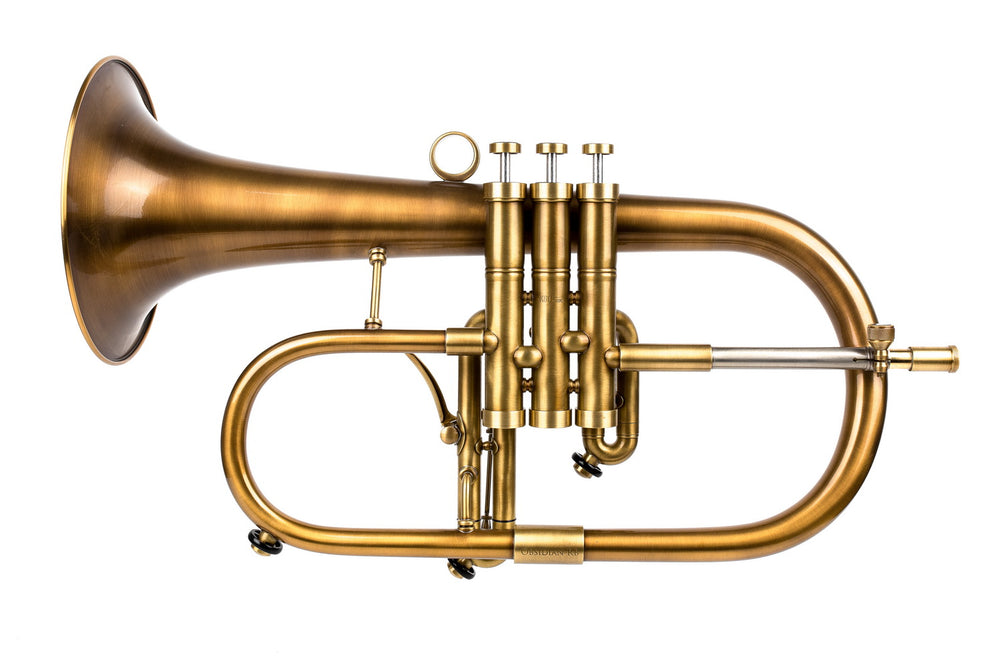 Obsidian Red Brass Bell Flugelhorn by KGUmusic