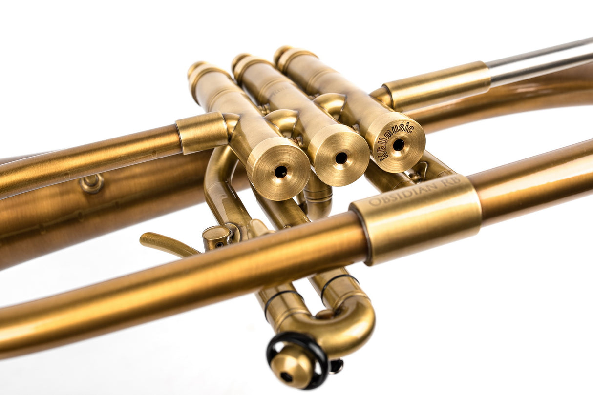 Obsidian Red Brass Bell Flugelhorn by KGUmusic