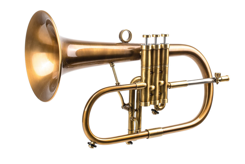 Obsidian Red Brass Bell Flugelhorn by KGUmusic