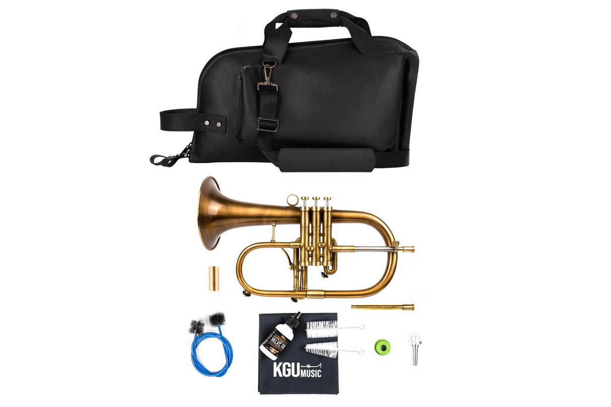 Obsidian Red Brass Bell Flugelhorn by KGUmusic