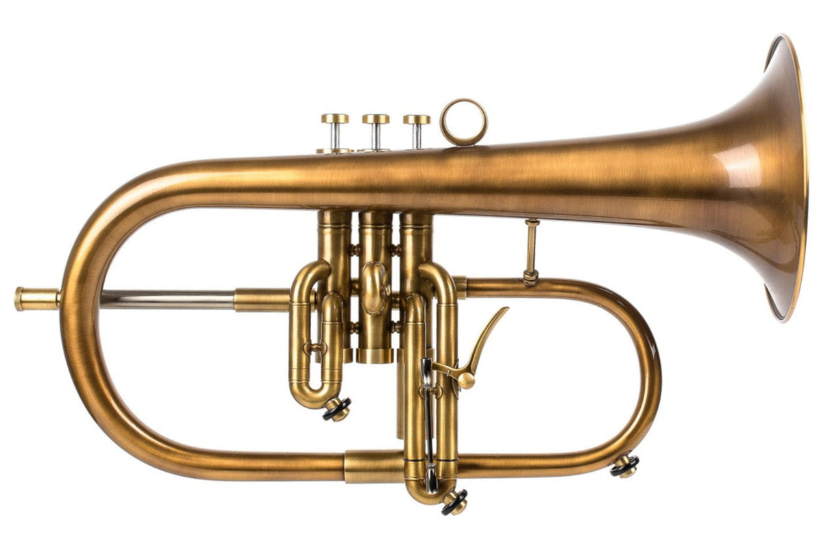 Obsidian Red Brass Bell Flugelhorn by KGUmusic