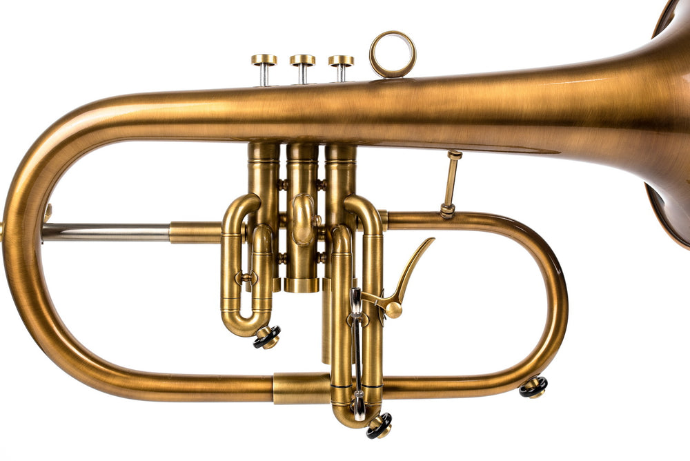 Obsidian Red Brass Bell Flugelhorn by KGUmusic