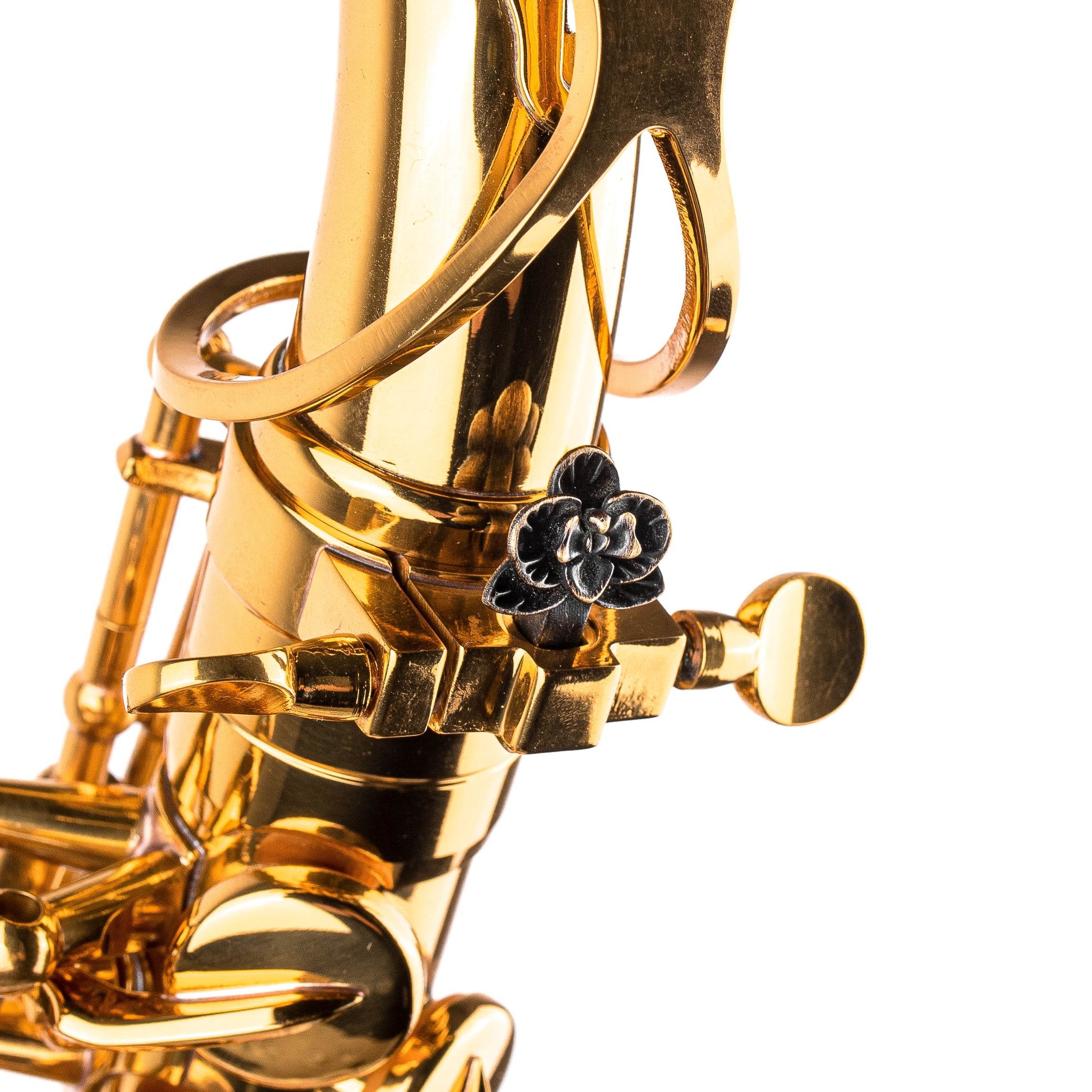 Saxophone ArtTone Bronze Booster - Flower Design