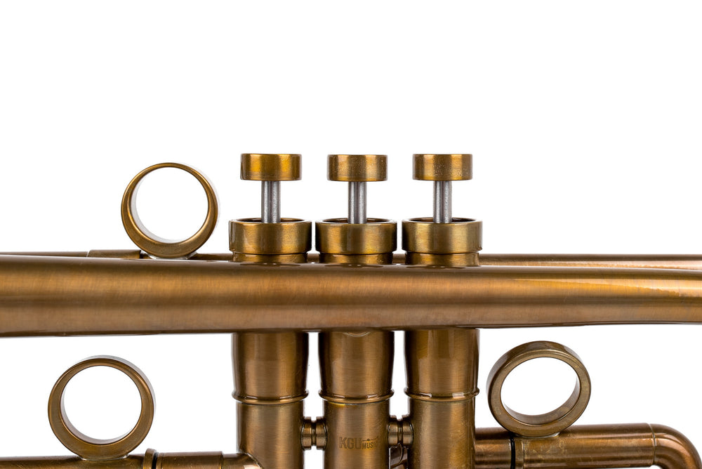 Trumpet KGUmusic Volya – 130 mm Brass Bell, Patina, Gloss lacquer
