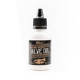 Bottle of valve oil with a white background