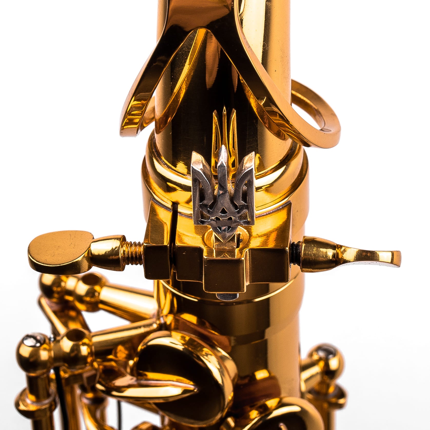 Saxophone ArtTone Booster - Trident Design