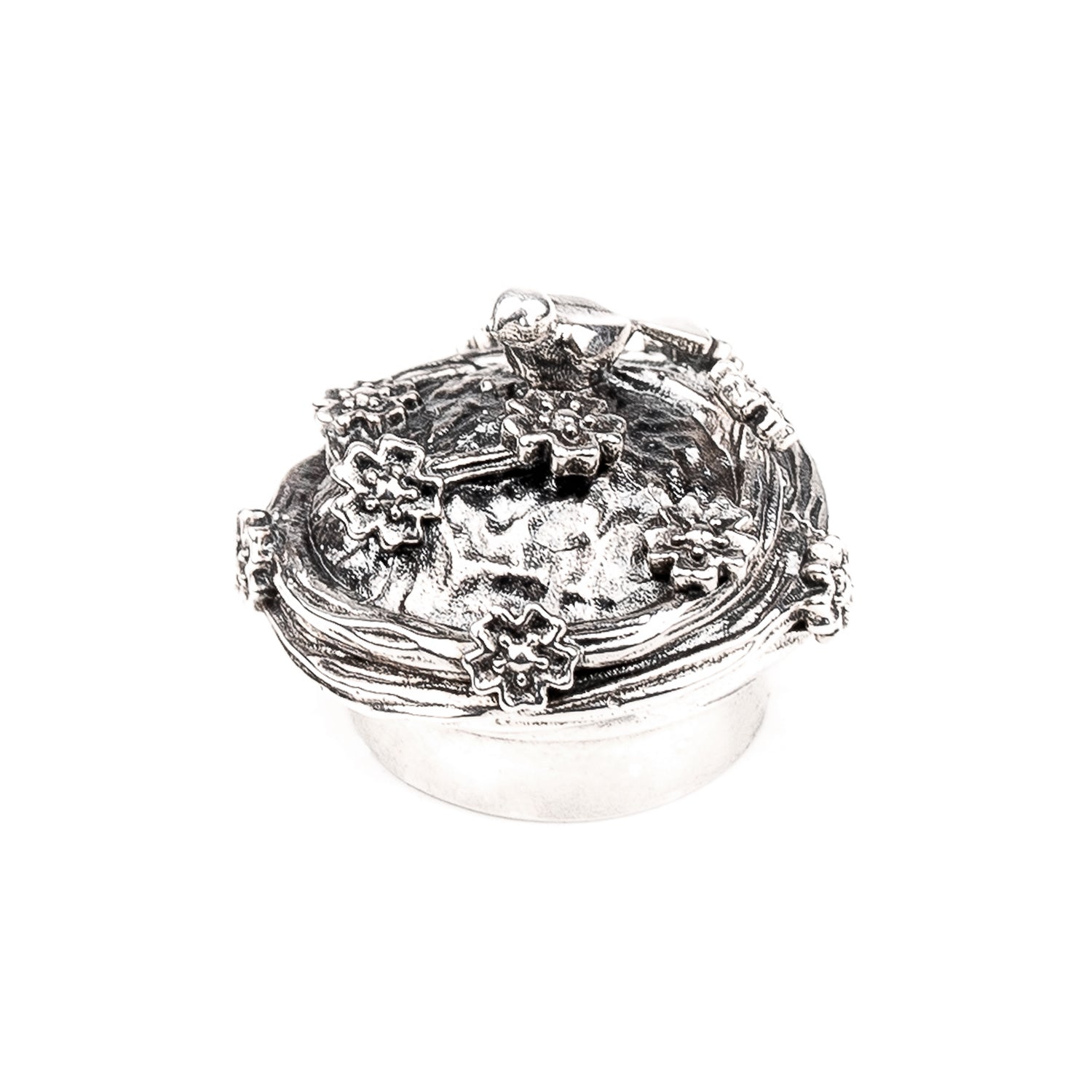 BIRD Dark Silver Flute Crown for Yamaha, Pearl, Jupiter | KGUmusic