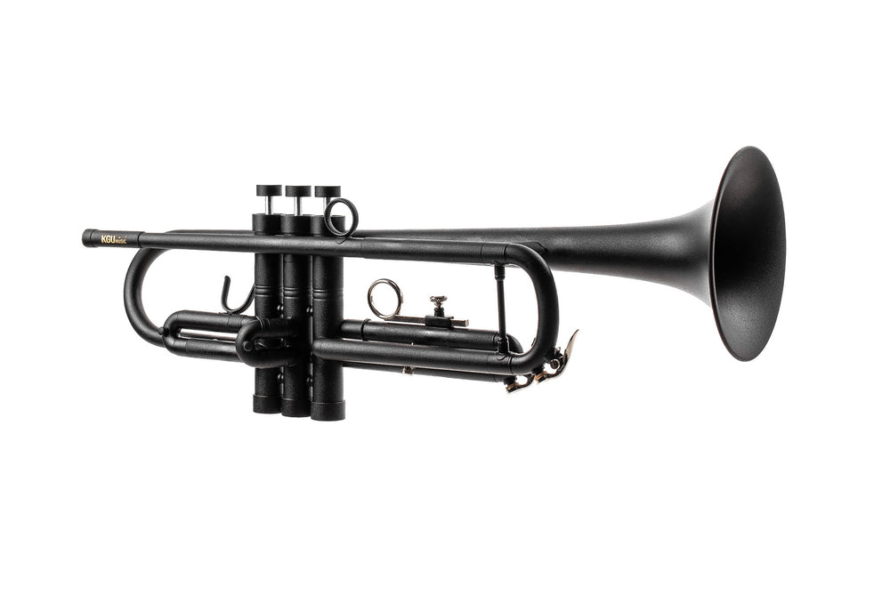 KGUmusic Aria Student Trumpet | Black Matte Lacquer