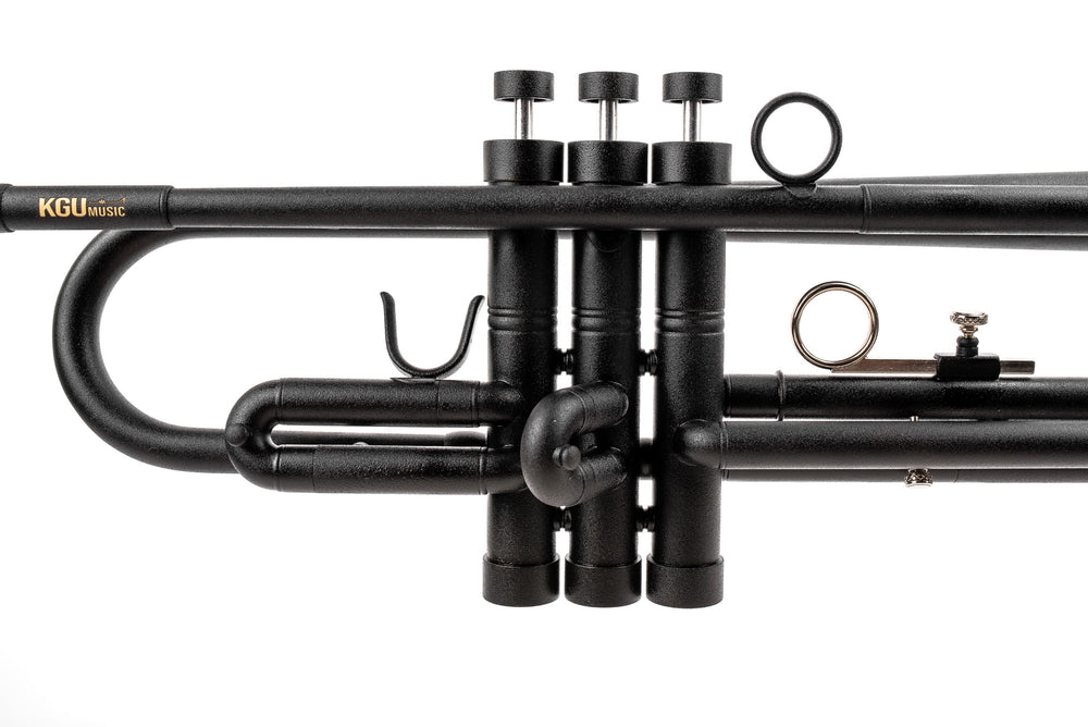 KGUmusic Aria Student Trumpet | Black Matte Lacquer