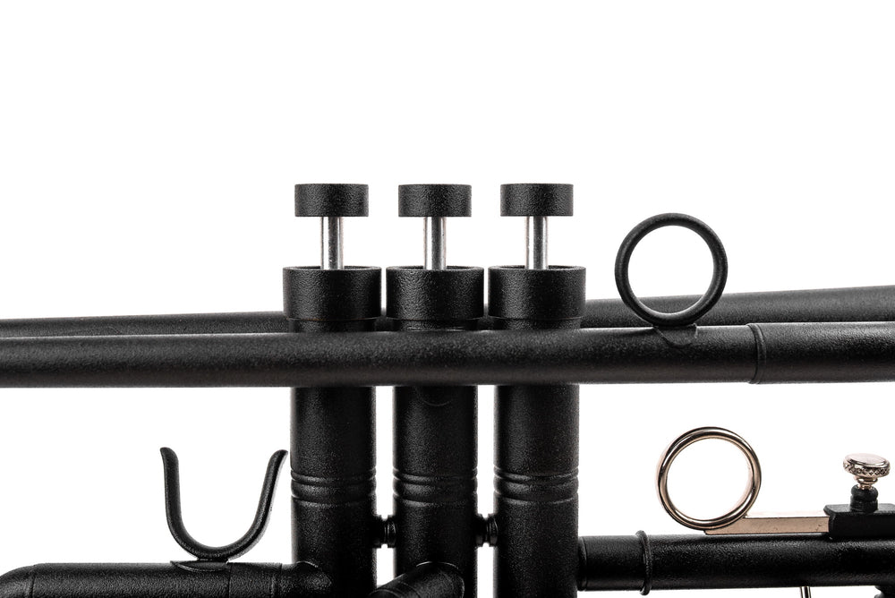 KGUmusic Aria Student Trumpet | Black Matte Lacquer