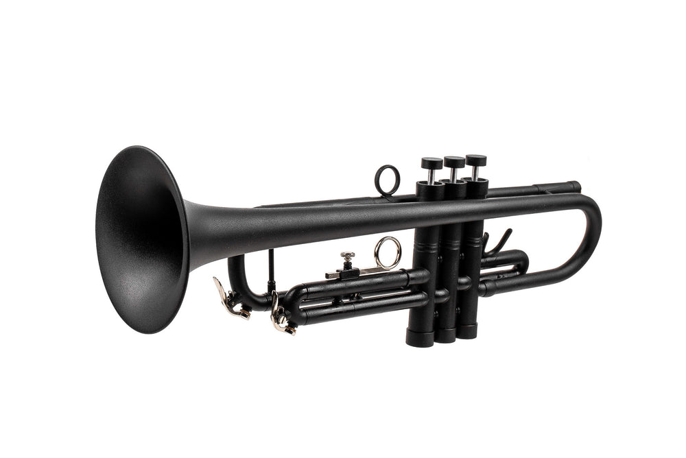 KGUmusic Aria Student Trumpet | Black Matte Lacquer