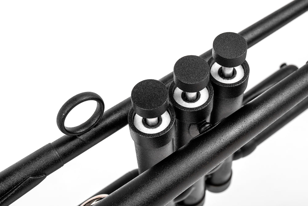KGUmusic Aria Student Trumpet | Black Matte Lacquer